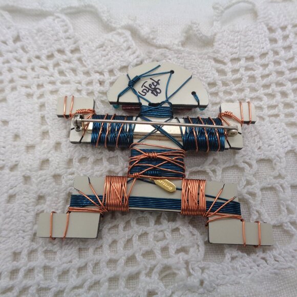 LIZTECH 2000 Tolima / Panche BroochArtisan Pin - Picture 3 of 6